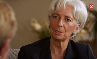 Christine Lagarde sur France 2 le 13 septembre 2015.