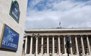 Le palais Brongniart, ancien siège de la Bourse de Paris