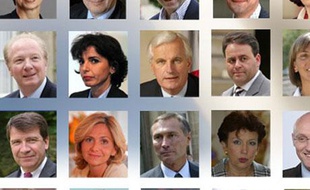 Une partie des membres du gouvernement Fillon III