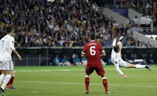 Gareth Bale a marqué un magnifique retourné en finale de Ligue des champions contre Liverpool, le 26 mai 2018.