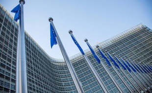 Une vue du siège de la Commission européenne à Bruxelles le 25 mai 2014