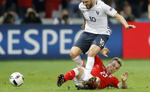 André-Pierre Gignac en action contre la Suisse