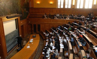 Un amphithéâtre de la Sorbonne, en 2007.