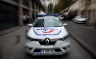 Une voiture de police. (illustration)