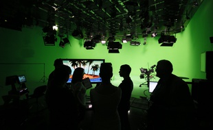 Un studio de la chaîne Russia Today à Moscou (illustration).