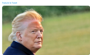 Le président américain a été la risée des internautes après la publication d’une série de photos sur les réseaux sociaux.