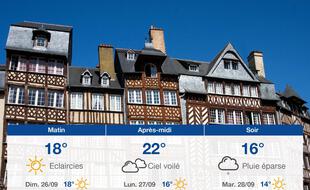 Météo Rennes: Prévisions du samedi 25 septembre 2021