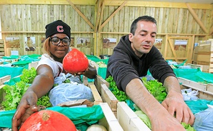 Elodie Paraïso a découvert le maraîchage grâce au " Jardin de Cocagne ".