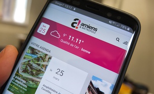 L'application mobile de la ville d'Amiens.
