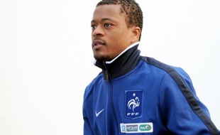 Patrice Evra le 23 mars 2011 à Clairefontaine.