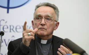 Mgr Georges Pontier, l'archevêque de Marseille a ouvert le28 mars la Conférence des évêques de France à Lourdes.