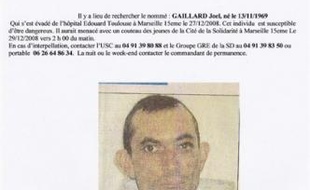 Le schizophrène dangereux qui s'était échappé vendredi de son hôpital psychiatrique de Marseille a été interpellé ivre durant le Nouvel an à Aix-en-Provence (Bouches-du-Rhône), à l'aube du sixième jour de sa fuite.