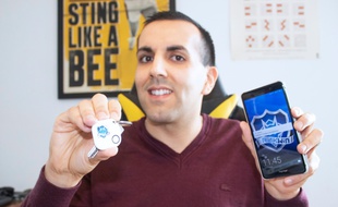 Mehdi Hannaizi, ingénieur lyonnais, a élaboré un porte-clés connecté pour éviter les vols de téléphone.