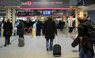 L'aéroport de Nantes-Atlantique, ici le hall 2.