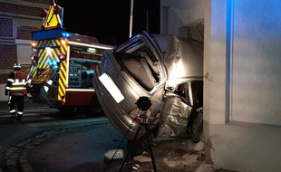 Un arrêté de péril a été pris pour cette maison après l'accident.