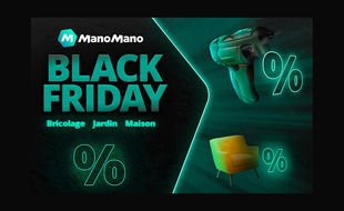 Découvrez le top des réductions pour le bricolage et la maison à l'occasion du Black Friday ManoMano