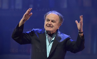 Le chanteur francais Guy Beart donne son concert d'adieu a l'Olympia. paris, France 17/01/2015.