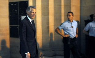 Dominique de Villepin au procès Clearstream le 12 octobre 2009