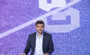 Matthieu Lartot sur le plateau de «Stade 2».