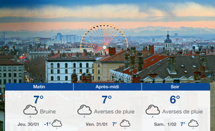 Météo Lyon: Prévisions du mercredi 29 janvier 2020