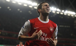 Le joueur d'Arsenal, Cesc Fabregas, le 25 janvier 2011