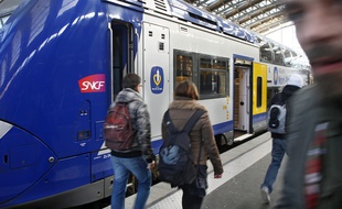 Un TER en gare de Lille-Flandres.