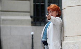 Véronique Genest en septembre 2011, sur un un tournage de «Julie Lescaut»