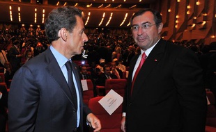 Nicolas Sarkozy et Martin Bouygues, le 21 mai 2011