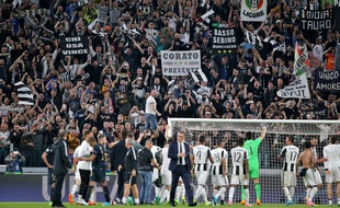 Les Ultras de la Juve au Juventus Stadium.