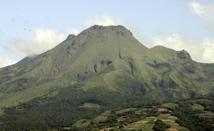 Le volcan de la Montagne pelée, en Martinique.