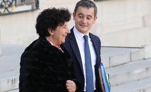 La ministre de l'Enseignement supérieur, et Gérald Darmanin, le ministre de l'Intérieur, à l'Elysée. (archives)