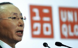 Tadashi Yanai, fondateur et patron de la marque de vêtements Uniqlo, à Hong Kong le 25 avril 2013