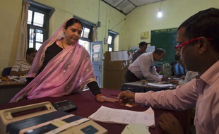 Un vote en Inde