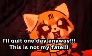 Aggretsuko, le nouveau personnage de la société Sanrio