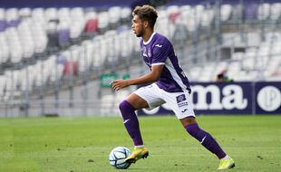 Adil Taoui lors de TFC - Dunkerque, le 22 août 2020.