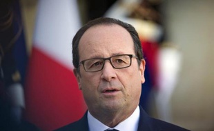Le président français François Hollande le 31 octobre 2014 à l'Elysée, à Paris