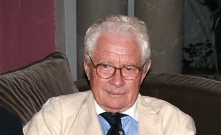 Le photographe David Hamilton à Saint-Tropez en septembre 2006