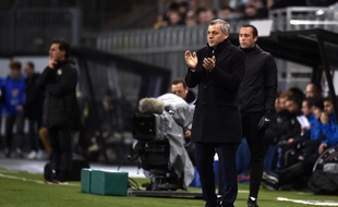 Bruno Genesio, ici lors de la victoire lyonnaise, ce mercredi à Amiens.
