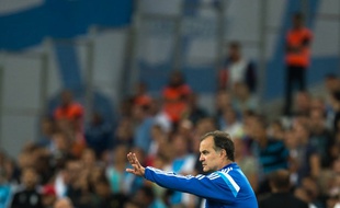 Marcelo Bielsa au Stade Vélodrome, le 29 août 2014