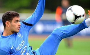 Le Français Hatem Ben Arfa, le 22 mai 2012, à Clairefontaine.