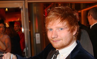 Le chanteur Ed Sheeran à Hambourg