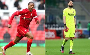 Georginio Wijnaldum et Gianluigi Donnarumma en route pour Paris.