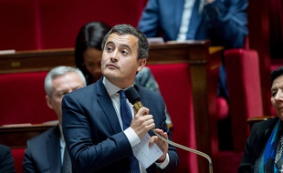 Le ministre Gérald Darmanin à l'Assemblée nationale le 31 octobre 2017.