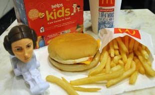 Une boîte "Happy meal" de McDonalds, 13 octobre 2010