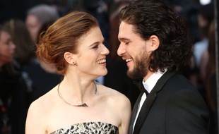 Kit Harington et Rose Leslie aux Olivier Awards le 3 avril 2016