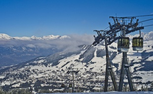 Des télécabines, à Megève (photo d'illustration).