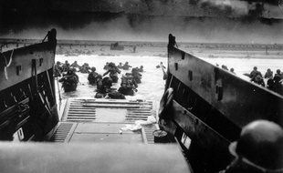 Débarquement allié sur les plages de Normandie, le 6 juin 1944.