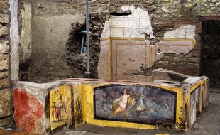 Un thermopolium a été mis au jour à Pompéi en décembre 2020