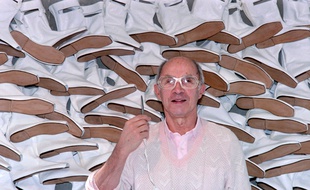 André Courrèges, le 1er mars 1987.