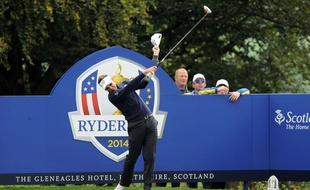 Ian Poulter, le 24 septembre 2014 en Ecosse.
